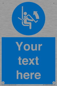 Custom Mandatory: Open safety bar of chairlift